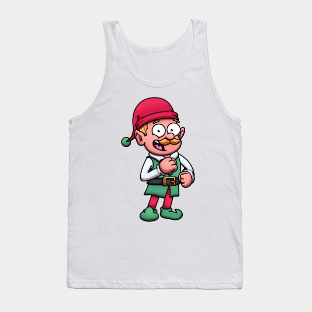 Elf Ready For Christmas Tank Top by TheMaskedTooner